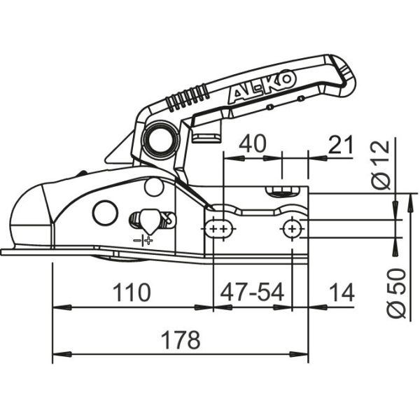 Kugelkupplung AL-KO AK 161/AK 270