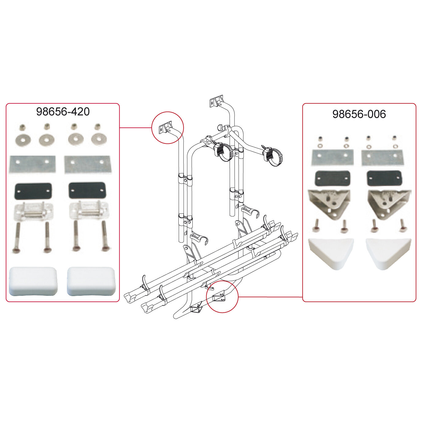 Unteres Befestigungskit CB 200D