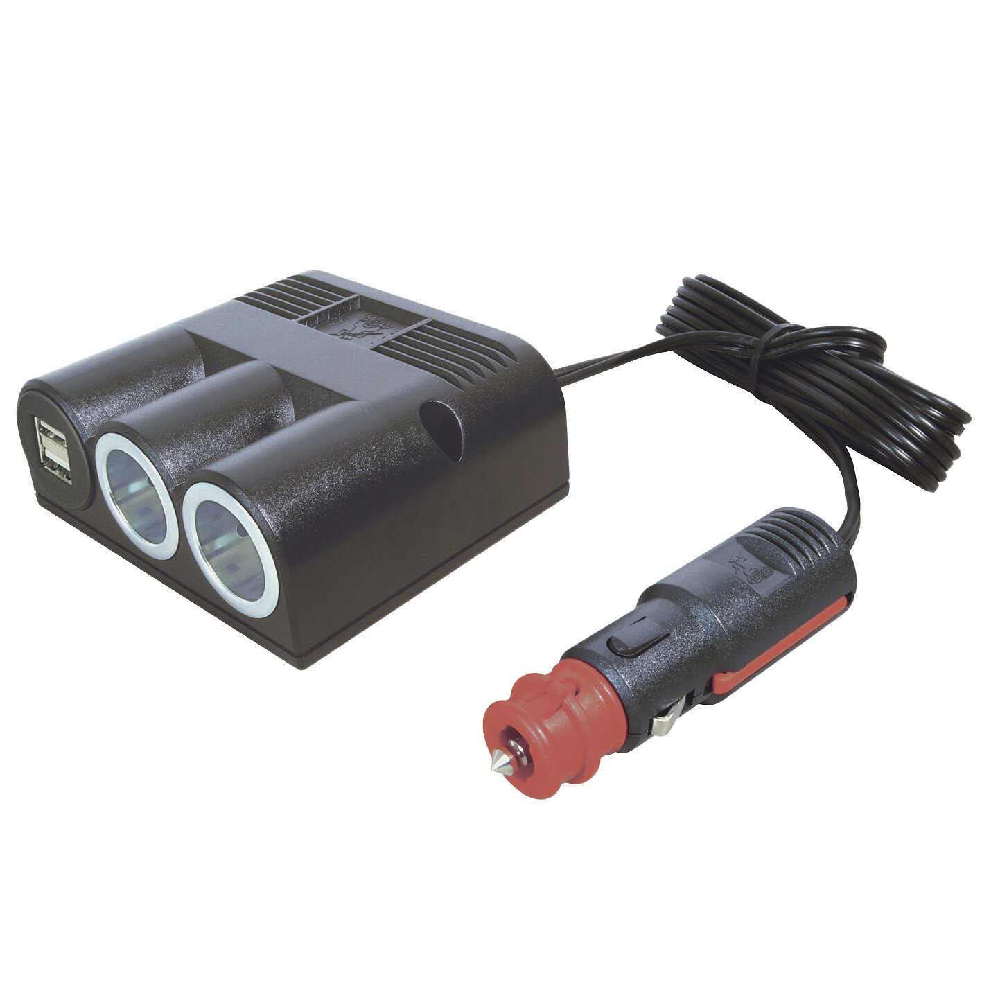 Aufbau-Dreifachverlängerung USB-A, USB-C und Power