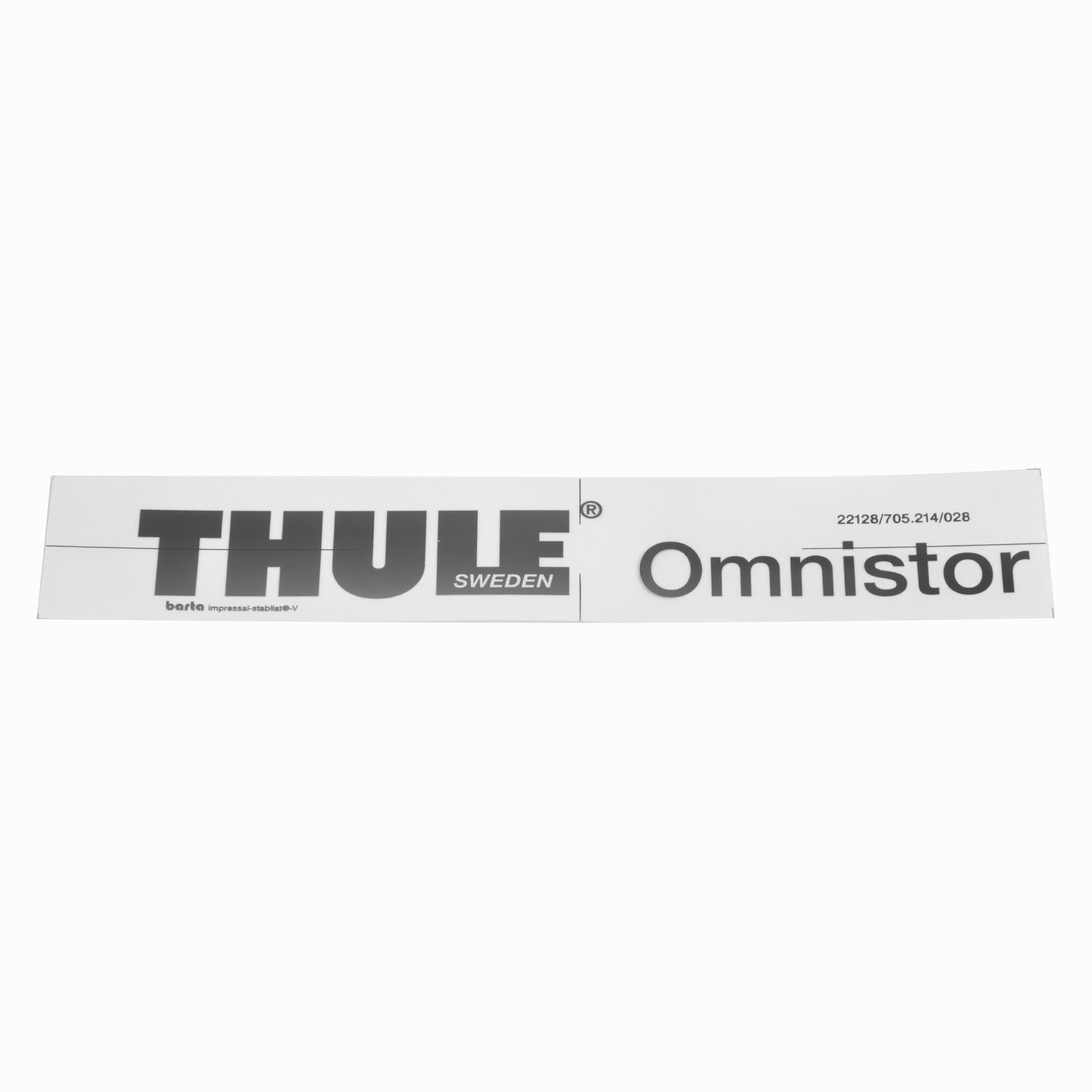 Aufkleber Thule, schwarz