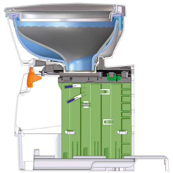 Cassettentoilette CT 4000 mit Spülwassertank CTW 4110