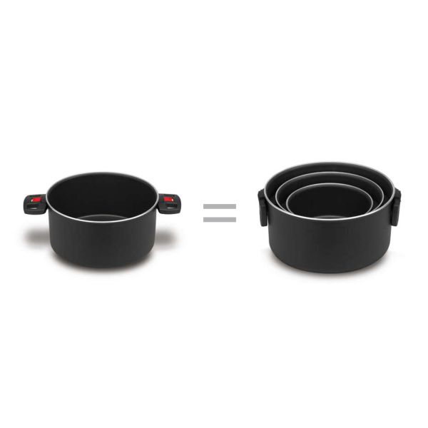 Click&Cook Kochtopf ohne Glasdeckel