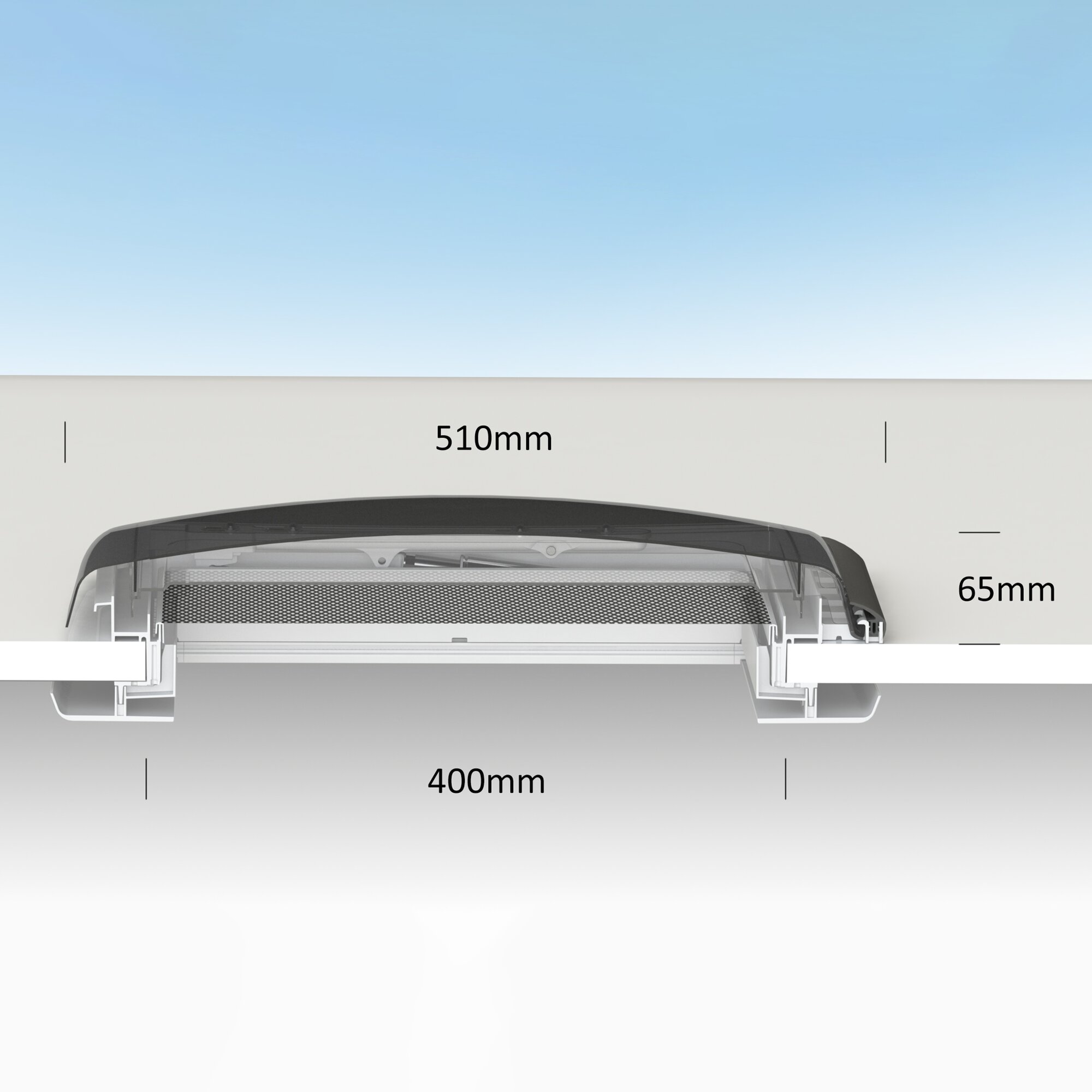 Dachhaube roofSTAR 4 mit LED