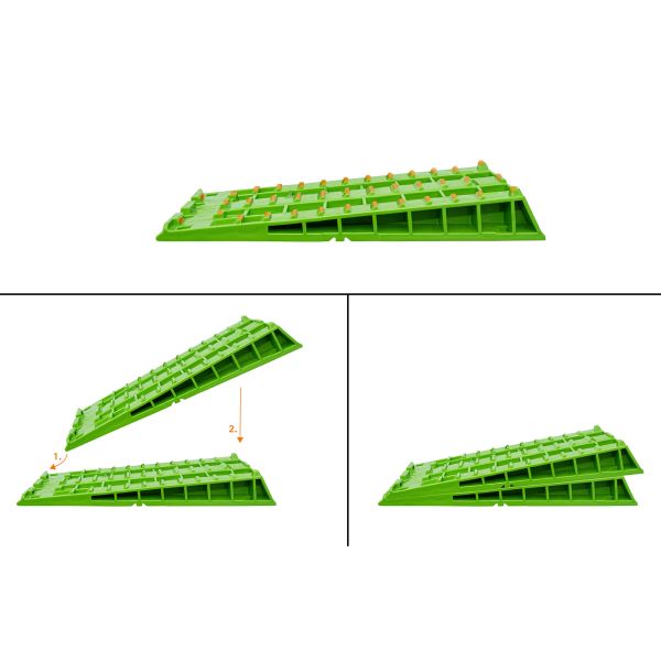 Auffahrkeil Kompakt Set Green Edition