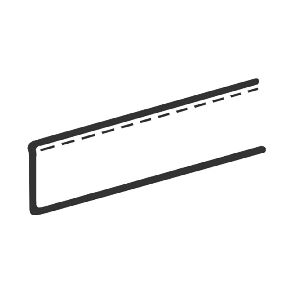 Einzugskeder für Frontblende
