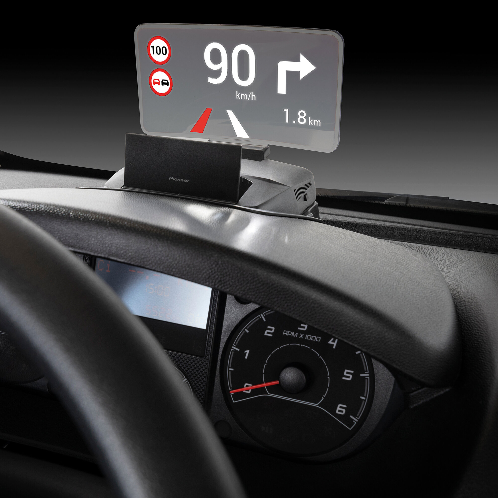 Head-Up-Display für Pioneer AVIC-Z1000DAB-C für Fiat Ducato