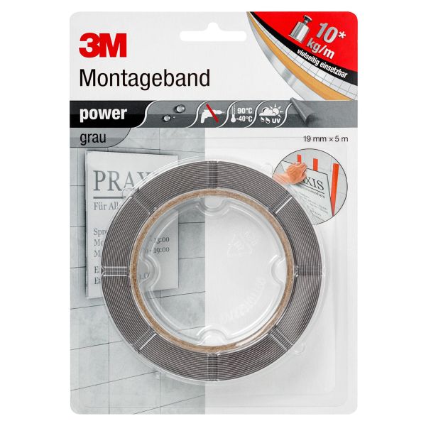 Doppelseitiges Power-Montage-Klebeband
