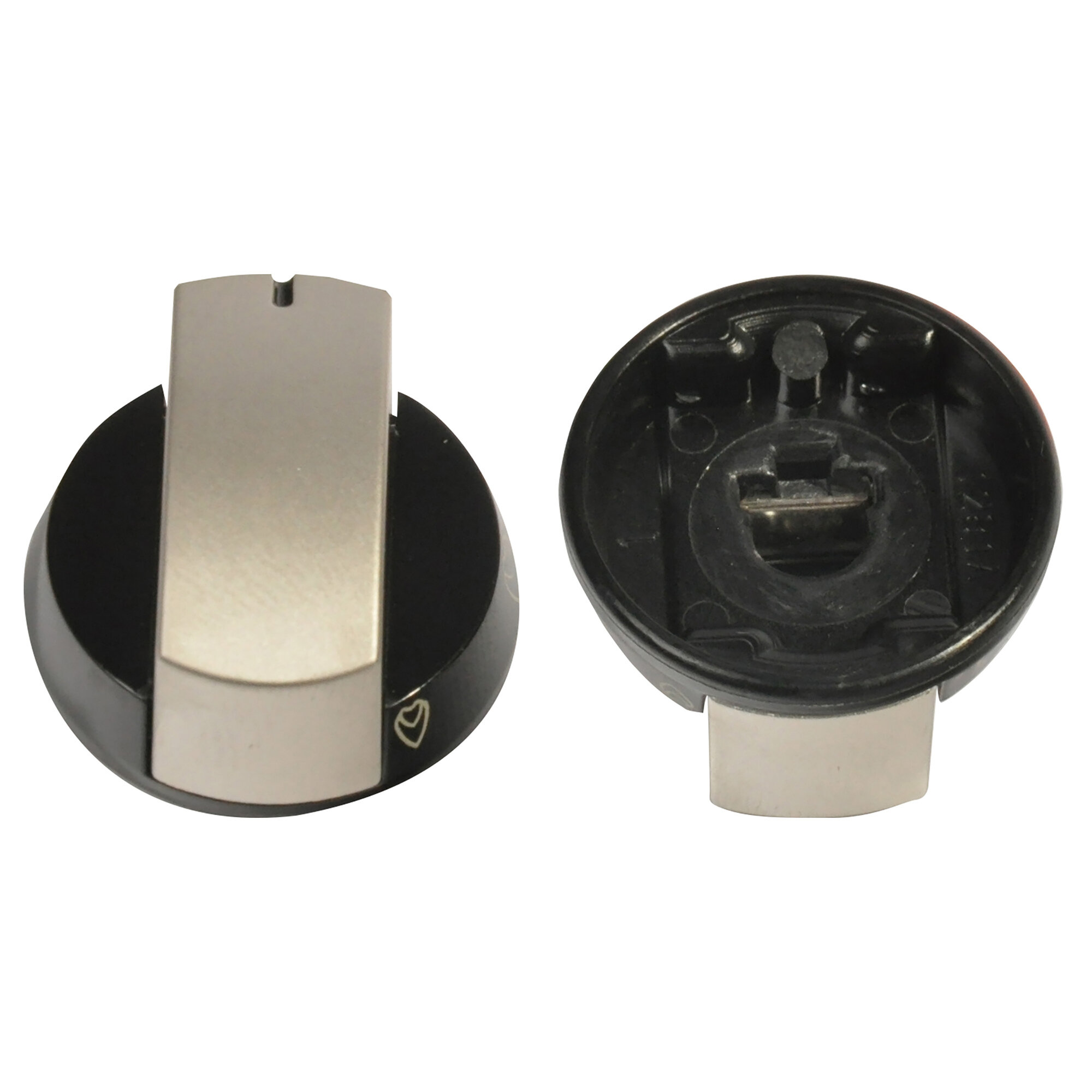 Bedienknopf, silber für Dometic-Kocher HB 2325, HB 3400 und HBG 3445