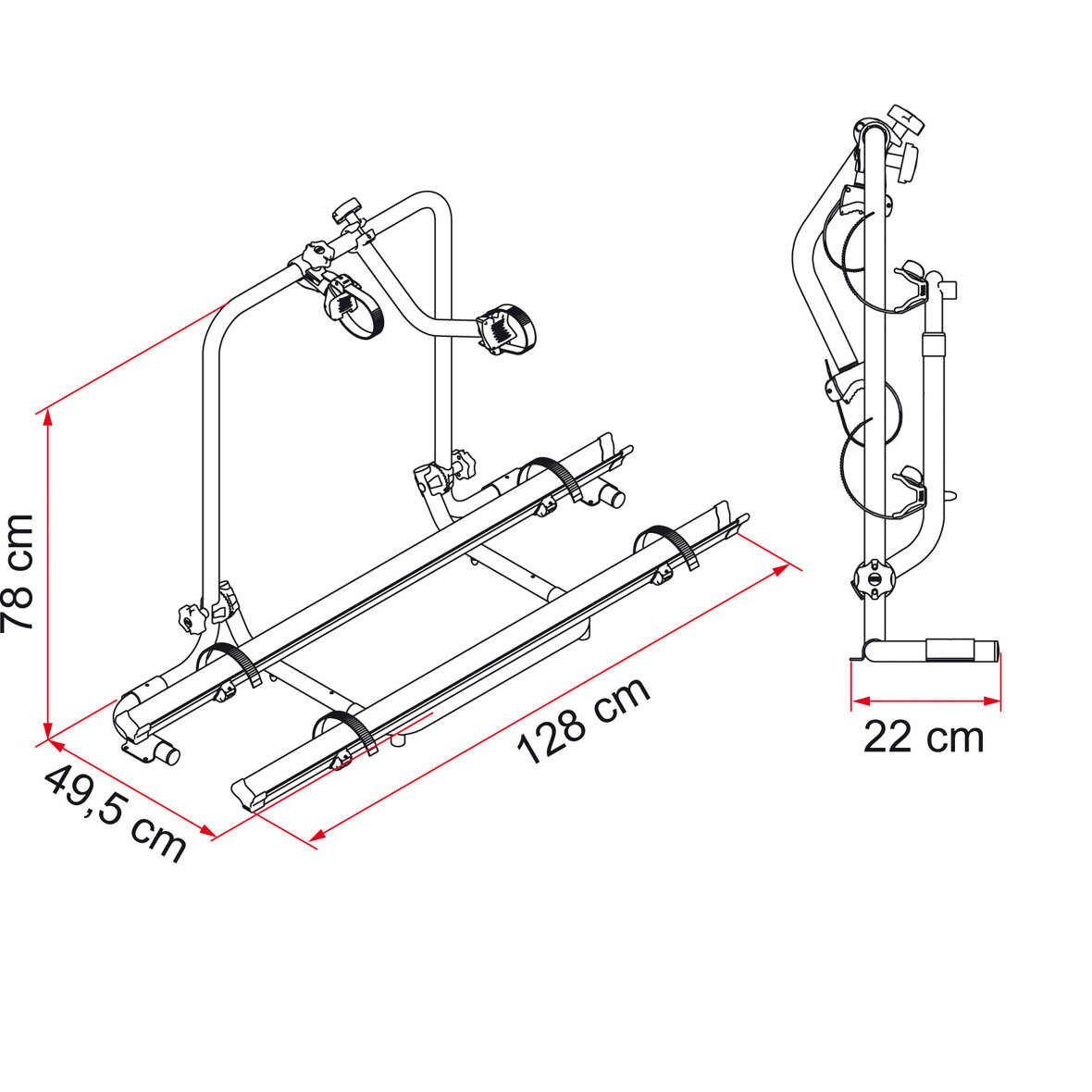 Fahrradträger Carry-Bike Garage Plus