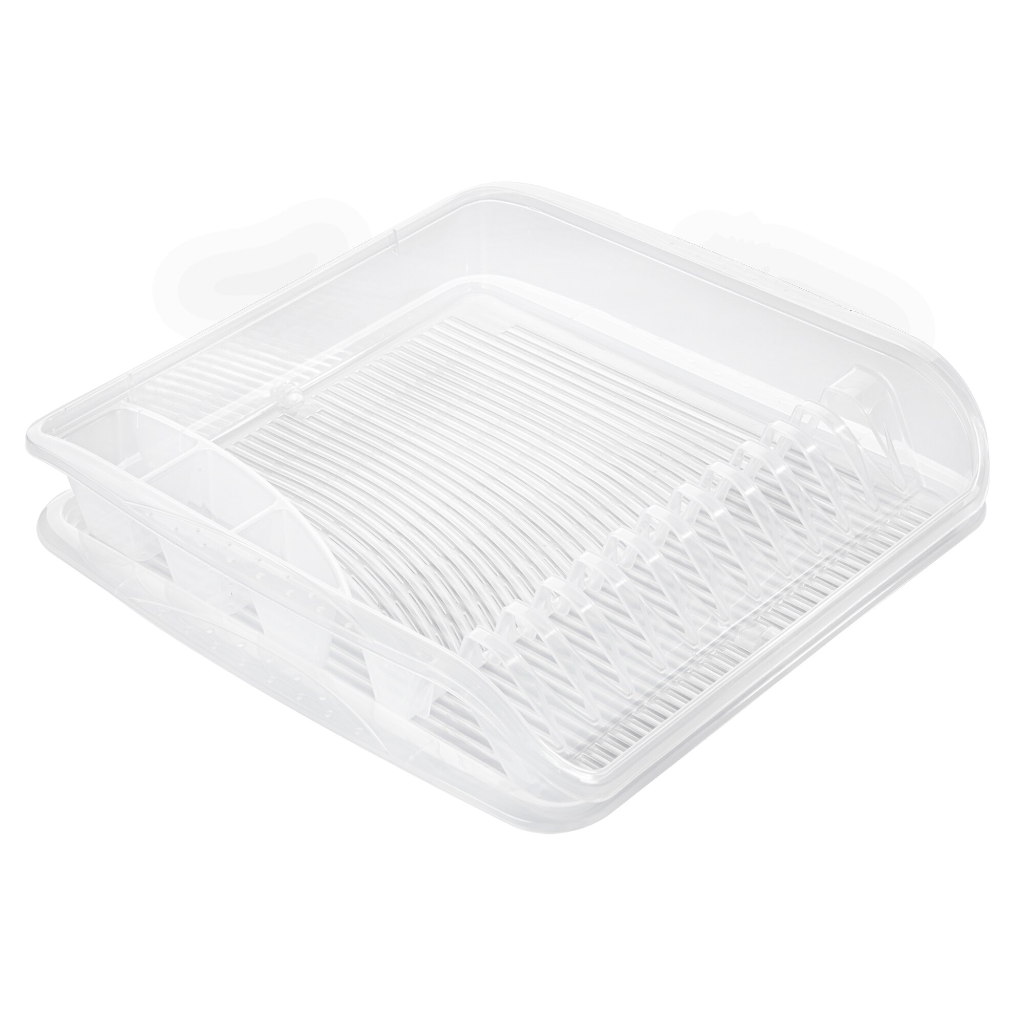 Geschirrablaufkorb mit Tablett