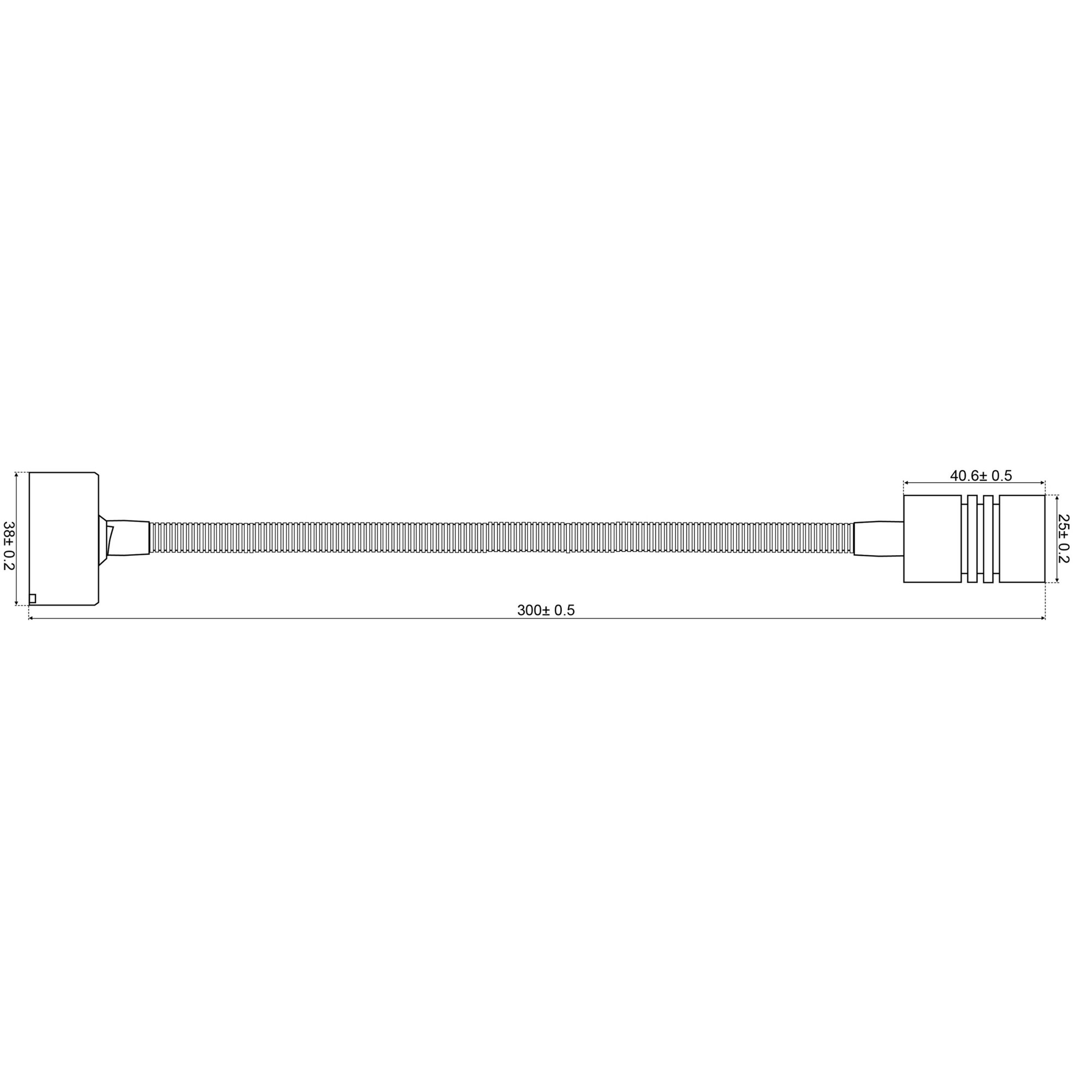 Aufbauleuchte Schwanenhals LED1x2SSH22S