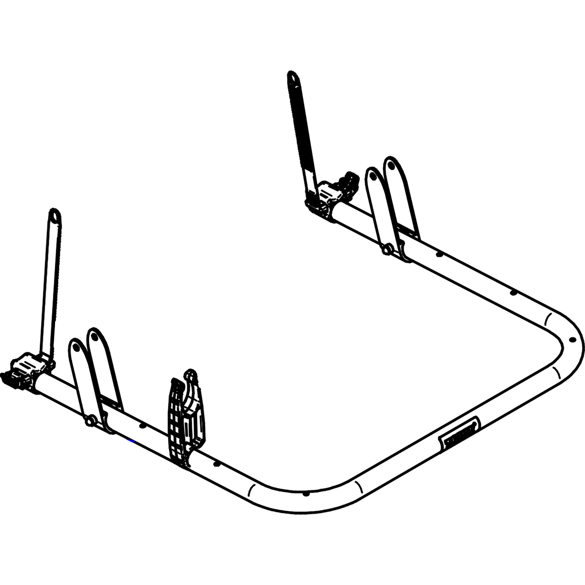 Schienenbügel Thule Esse, schwarz