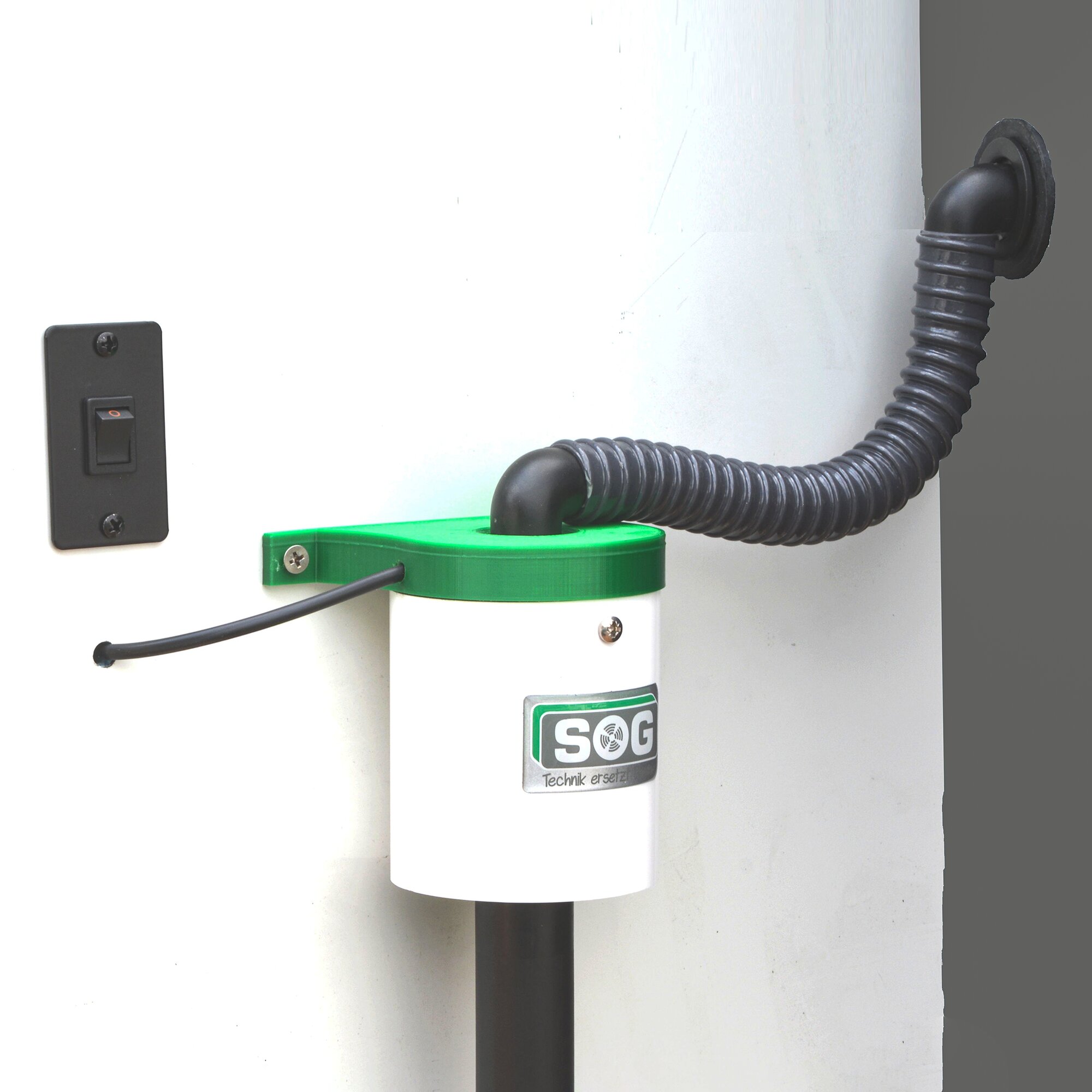 Elektrische WC-Entlüftung für Trockentoilette