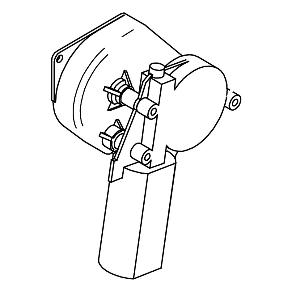 Motor Thule Double Step 12 V Alu