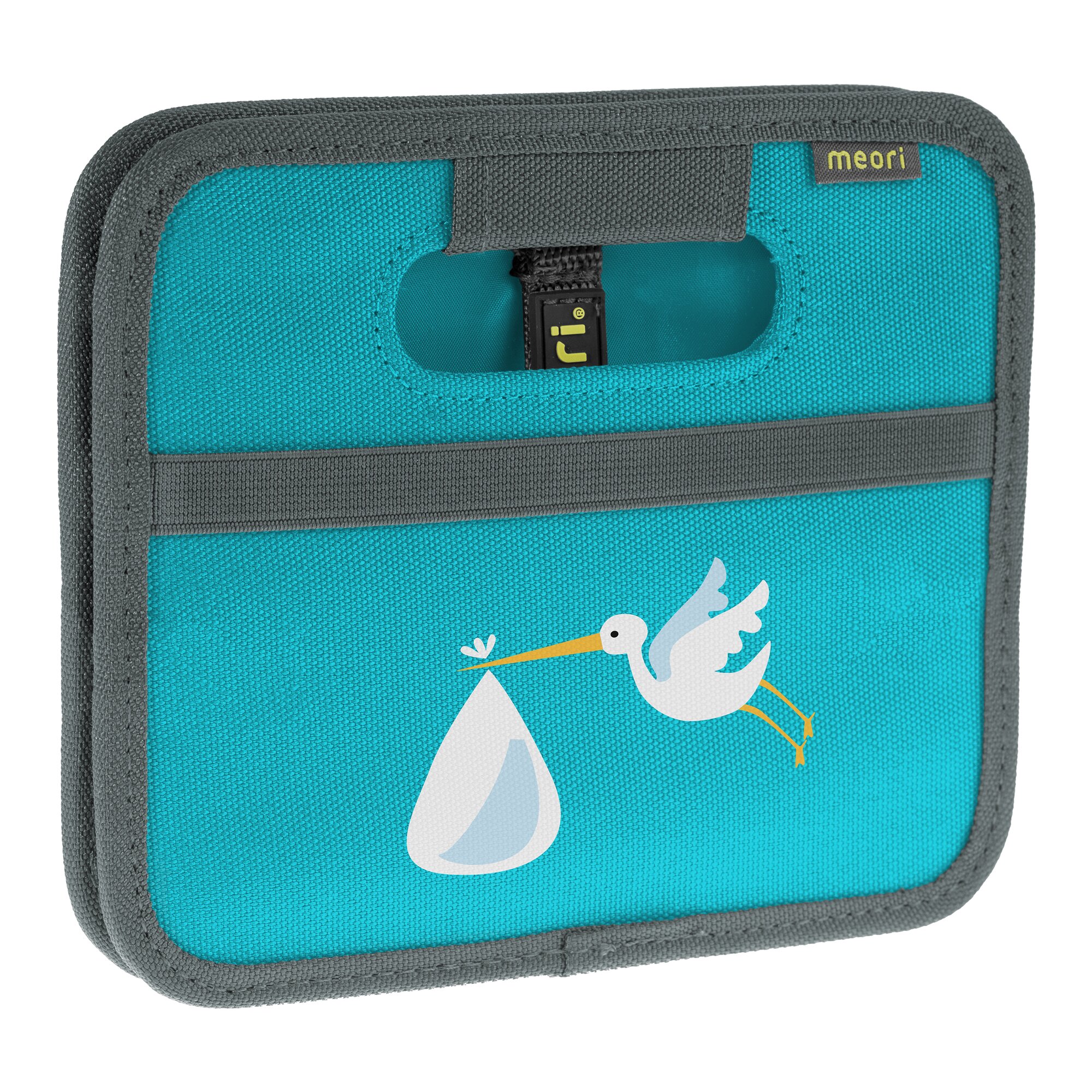 Faltbox Meori Mini, Azur Blau, Storch